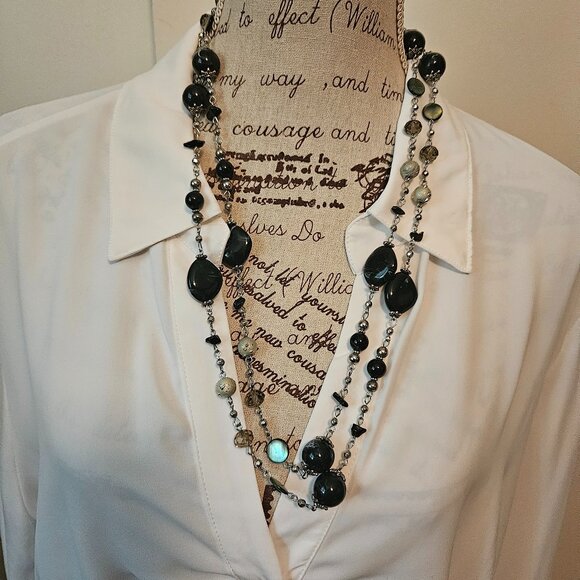 Long Necklace and Earring Set - Picture 5 of 10